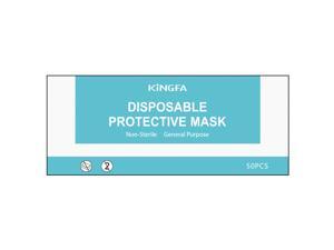 Kingfa Disposable Face Mask 3-Ply with Earloop | Sealed 50pcs/Box | General Purpose | US Shipping Kingfa Disposable Face Mask 3-Ply with Earloop | Sealed 50pcs/Box | General Purpose | US Shipping