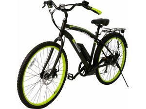Hover-1 Pilot UL Certified Pedal Assisted Electric Bike w/ 26" Wheel, Alloy Frame, 3 Speed Mode, Removeable Battery, Shimano Derailer, Front & Rear Disc Breaks - Black and Neon Green Hover-1 Pilot UL Certified Pedal Assisted Electric Bike w/ 26" Wheel, Alloy Frame, 3 Speed Mode, Removeable Battery, Shimano Derailer, Front & Rear Disc Breaks - Black and Neon Green