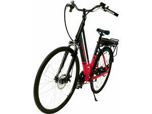 Hover-1 Drift UL Certified Pedal Assisted Electric Bike w/ 28" Wheel, Alloy Frame, 3 Speed Mode, Shimano Derailer, Front & Rear Disc Breaks - Red and Black Hover-1 Drift UL Certified Pedal Assisted Electric Bike w/ 28" Wheel, Alloy Frame, 3 Speed Mode, Shimano Derailer, Front & Rear Disc Breaks - Red and Black