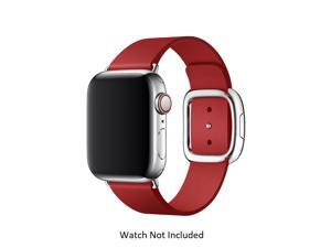 Apple 40mm Ruby (PRODUCT)RED Modern Buckle for Apple Watch Medium (Stainless Steel Buckle, Leather Band) MV6N2AM/A Apple 40mm Ruby (PRODUCT)RED Modern Buckle for Apple Watch Medium (Stainless Steel Buckle, Leather Band) MV6N2AM/A