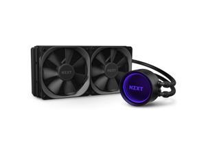 NZXT Kraken X53 240mm - RL-KRX53-01 - AIO RGB CPU Liquid Cooler - Rotating Infinity Mirror Design - Improved Pump - Powered by CAM V4 - RGB Connector - AER P 120mm Radiator Fans (2 Included)