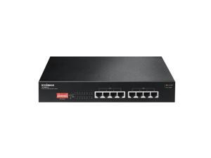 Edimax Long Range 8 Port PoE+ Gigabit Switch, Supports Long Range Upto 200M, Port-Base VLAN, QoS, Auto-detect PD, Total 130W (GS-1008P V2) Edimax Long Range 8 Port PoE+ Gigabit Switch, Supports Long Range Upto 200M, Port-Base VLAN, QoS, Auto-detect PD, Total 130W (GS-1008P V2)
