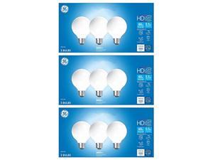 GE Lighting HD LED (60-Watt Replacement), 500-Lumen G25 Bulb, Medium Base, Title 20 Compliant, Frosted Daylight, 9 Bulbs GE Lighting HD LED (60-Watt Replacement), 500-Lumen G25 Bulb, Medium Base, Title 20 Compliant, Frosted Daylight, 9 Bulbs