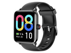 LETSCOM Smart Watch for Android Phones Compatible with iPhone, 1.55 Inch Touch Screen, Fitness Tracker with Heart Rate Monitor & Blood Oxygen Saturation, 5ATM Waterproof Smartwatch for Women Men-Black LETSCOM Smart Watch for Android Phones Compatible with iPhone, 1.55 Inch Touch Screen, Fitness Tracker with Heart Rate Monitor & Blood Oxygen Saturation, 5ATM Waterproof Smartwatch for Women Men-Black