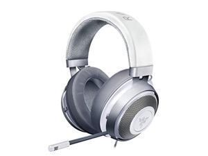 Razer Kraken Gaming Headset: Lightweight Aluminum Frame, Retractable Noise Isolating Microphone, For PC, PS4, PS5, Switch, Xbox One, Xbox Series X & S, Mobile, 3.5 mm Audio Jack, Mercury White Razer Kraken Gaming Headset: Lightweight Aluminum Frame, Retractable Noise Isolating Microphone, For PC, PS4, PS5, Switch, Xbox One, Xbox Series X & S, Mobile, 3.5 mm Audio Jack, Mercury White