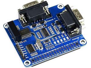2-Channel Isolated RS232 Expansion HAT for Raspberry Pi 4B/3B+/3B/2B/B+/A+/Zero/Zero W, SC16IS752+SP3232 Dual Chip Convert SPI to RS232 Data Rate up to 921600bps Embed Multi Protection Circuits 2-Channel Isolated RS232 Expansion HAT for Raspberry Pi 4B/3B+/3B/2B/B+/A+/Zero/Zero W, SC16IS752+SP3232 Dual Chip Convert SPI to RS232 Data Rate up to 921600bps Embed Multi Protection Circuits