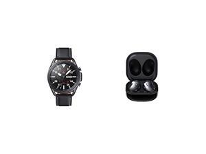 Samsung Galaxy Watch 3 (45mm, GPS, Bluetooth) Smart Watch - Mystic Black with Samsung Galaxy Buds Live, T, Mystic Black Samsung Galaxy Watch 3 (45mm, GPS, Bluetooth) Smart Watch - Mystic Black with Samsung Galaxy Buds Live, T, Mystic Black