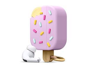 elago Ice Cream AirPods Pro Case with Keychain Designed for Apple AirPods PRO Case (Blueberry) elago Ice Cream AirPods Pro Case with Keychain Designed for Apple AirPods PRO Case (Blueberry)