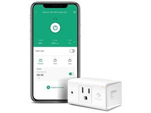 Smart Plug by Etekcity, Works with Alexa and Google Home, 15A/1800W, WiFi Energy Monitoring Outlet with Automatic Night Light, No Hub Required, ETL Listed, White (Upgraded Version) Smart Plug by Etekcity, Works with Alexa and Google Home, 15A/1800W, WiFi Energy Monitoring Outlet with Automatic Night Light, No Hub Required, ETL Listed, White (Upgraded Version)