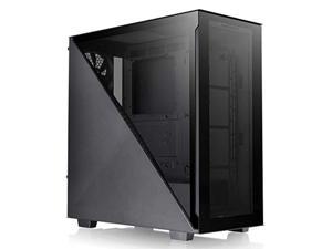 Thermaltake Divider 300 Triangular Tempered Glass Type-C (USB 3.1 Gen 2) Water Cooling Ready ATX Mid Tower Computer Case CA-1S2-00M1WN-00