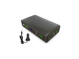 HALO Bolt Wireless Laptop Power Bank - 44400 mWh Portable Phone Laptop Charger Car Jump Starter with AC Outlet and Car Charger, Black Graphite (114425) HALO Bolt Wireless Laptop Power Bank - 44400 mWh Portable Phone Laptop Charger Car Jump Starter with AC Outlet and Car Charger, Black Graphite (114425)