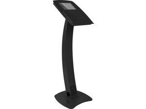 iPad Podium Stand for Floor, Hinged Enclosure Fits Generations 2-4 and Air, Includes Ledge for Speaker's Notes, Aluminum & Steel (Black) (IPPDKT1ABK) iPad Podium Stand for Floor, Hinged Enclosure Fits Generations 2-4 and Air, Includes Ledge for Speaker's Notes, Aluminum & Steel (Black) (IPPDKT1ABK)