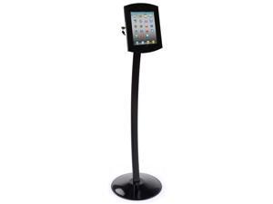 iPad Floor Stand, Locking Enclosure, Visible Home Button, Tilting/Rotating, POS Kiosk Holder (Black Steel/Aluminum) (CMBIPDBK3E) iPad Floor Stand, Locking Enclosure, Visible Home Button, Tilting/Rotating, POS Kiosk Holder (Black Steel/Aluminum) (CMBIPDBK3E)