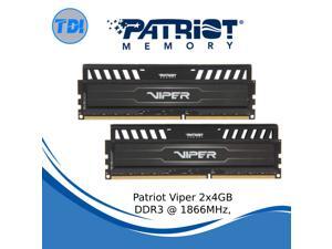 Patriot Viper 2x4GB DDR3 @ 1866MHz, Intel 7/8/9 Platforms Patriot Viper 2x4GB DDR3 @ 1866MHz, Intel 7/8/9 Platforms