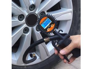 Car Digital LCD Display Tire Air Pressure Inflator Gauge Vehicle Tester Inflation Monitoring