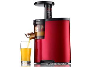 220V-150W Electric Juicer Fruit Vegetables Low Speed Self-cleaning Ultra-quiet Red Squeezing Juice Maker Extractor, CN Plug