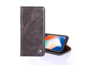 For Motorola Moto E5 Play NonMagnetic Retro Texture Horizontal Flip Leather Case with Holder  