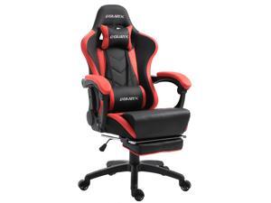 Dowinx Gaming Chair Ergonomic Racing Style Recliner with Massage Lumbar Support, Office Armchair for Computer PU Leather E-Sports Gamer Chairs with Retractable Footrest (Black&Red) Dowinx Gaming Chair Ergonomic Racing Style Recliner with Massage Lumbar Support, Office Armchair for Computer PU Leather E-Sports Gamer Chairs with Retractable Footrest (Black&Red)