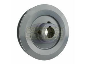4.75" Cast Iron 7/8" Shaft Pulley Sheave Single 1 Groove V Style B Belt 5L BK50 4.75" Cast Iron 7/8" Shaft Pulley Sheave Single 1 Groove V Style B Belt 5L BK50