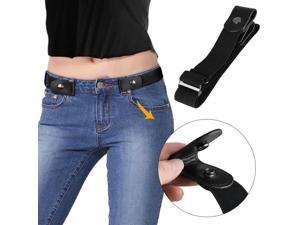 Men Women Buckle Free Elastic Invisible Waist Belt For Jeans No Bulge Hassle Hot