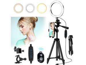 LED Ring Light With Stand For iPhone Selfie Makeup Video Live Stream Photography LED Ring Light With Stand For iPhone Selfie Makeup Video Live Stream Photography