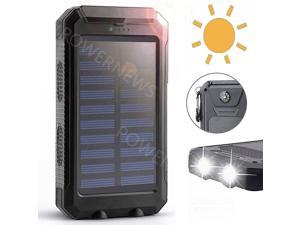 Waterproof 9000000mAh Portable Solar Charger Dual USB Battery Power Bank Waterproof 9000000mAh Portable Solar Charger Dual USB Battery Power Bank