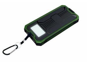 Waterproof 3000000mAh Portable Solar Charger Dual USB Battery Power Bank Green