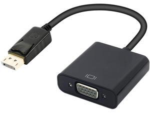DisplayPort to VGA Gold-Plated DP to VGA Adapter (Male to Female) Compatible for Lenovo, Dell, HP, ASUS DisplayPort to VGA Gold-Plated DP to VGA Adapter (Male to Female) Compatible for Lenovo, Dell, HP, ASUS