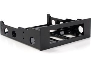 Brsthones 3.5" to 5.25" Front Bay Adapter - Mount 3.5" HDD in 5.25" Bay - Hard Drive Mounting Bracket w/ Mounting Screws