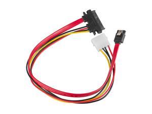 SATA 22 Pin Combo Cable Data Power Wire Molex Adapter SATA 22 Pin Combo Cable Data Power Wire Molex Adapter