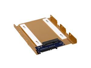 2.5 to 3.5" SSD HDD Aluminum Mount SATA 3 Connector PC Server Bracket 2.5 to 3.5" SSD HDD Aluminum Mount SATA 3 Connector PC Server Bracket