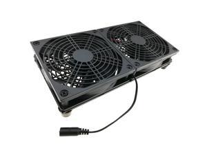 Dual 120mm Cooler Fan 12V DC Cooling Stand 1800RPM Dual 120mm Cooler Fan 12V DC Cooling Stand 1800RPM