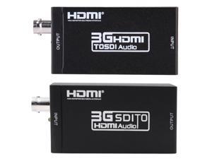 HDMI 1080P 60Hz Extender Over SDI BNC Coaxial Cable Adapter HDMI 1080P 60Hz Extender Over SDI BNC Coaxial Cable Adapter