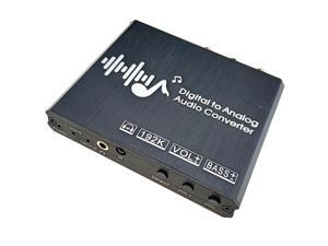 Optical Digital to Analog Audio Converter RCA 3.5mm Output Optical Digital to Analog Audio Converter RCA 3.5mm Output