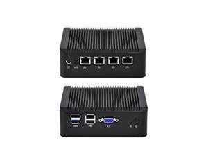 Qotom 4 LAN Mini PC Q190G4U-S02 with 4GB RAM 128GB SSD, Intel Celeron J1900 Processor, Quad core 2.0 GHz, x86 Mini PC Fanless (QOTOM-Q190G4U-S02) Qotom 4 LAN Mini PC Q190G4U-S02 with 4GB RAM 128GB SSD, Intel Celeron J1900 Processor, Quad core 2.0 GHz, x86 Mini PC Fanless (QOTOM-Q190G4U-S02)