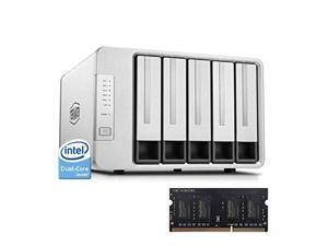 TerraMaster F5-221 NAS 5-Bay Cloud Storage Intel Dual Core 2.0GHz 2GB DDR Network Storage +2GB DDR (Diskless) TerraMaster F5-221 NAS 5-Bay Cloud Storage Intel Dual Core 2.0GHz 2GB DDR Network Storage +2GB DDR (Diskless)
