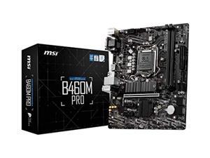 MSI B460M PRO ProSeries Motherboard (mATX, 10th Gen Intel Core, LGA 1200 Socket, DDR4, M.2, USB 3.2 Gen 1, 2.5G LAN, DSUB/DVI/HDMI) MSI B460M PRO ProSeries Motherboard (mATX, 10th Gen Intel Core, LGA 1200 Socket, DDR4, M.2, USB 3.2 Gen 1, 2.5G LAN, DSUB/DVI/HDMI)