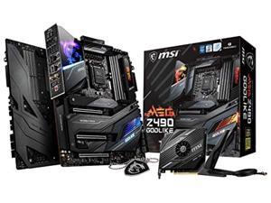 MSI MEG Z490 GODLIKE Gaming Motherboard (E-ATX, 10th Gen Intel Core, LGA 1200 Socket, DDR4, SLI/CF, Triple M.2 Slots, Thunderbolt 3 Type-C, Wi-Fi 6, Mystic Light RGB) (MSIMEGZ490GODLIKE) MSI MEG Z490 GODLIKE Gaming Motherboard (E-ATX, 10th Gen Intel Core, LGA 1200 Socket, DDR4, SLI/CF, Triple M.2 Slots, Thunderbolt 3 Type-C, Wi-Fi 6, Mystic Light RGB) (MSIMEGZ490GODLIKE)