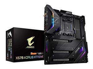 GIGABYTE X570 AORUS Xtreme (AMD Ryzen 5000/X570/E-ATX/PCIe4.0/DDR4/Aqantia 10GbE LAN/RGB Fusion 2.0/Fins-Array Heatsink/3xM.2 Thermal Guard/USB3.1/Gaming Motherboard) (X570AORUSXTREME)