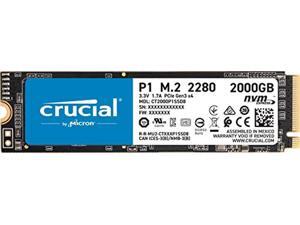 Crucial P1 2TB 3D NAND NVMe PCIe Internal SSD, up to 2000MB/s - CT2000P1SSD8 (CT2000P1SSD8) Crucial P1 2TB 3D NAND NVMe PCIe Internal SSD, up to 2000MB/s - CT2000P1SSD8 (CT2000P1SSD8)