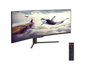Deco Gear 43" Curved Ultrawide E-LED Gaming Monitor, 32:10 Aspect Ratio, Immersive 3840x1200 Resolution, 120Hz Refresh Rate, 3000:1 Contrast Ratio (DGVIEW430) (VIEW430) Deco Gear 43" Curved Ultrawide E-LED Gaming Monitor, 32:10 Aspect Ratio, Immersive 3840x1200 Resolution, 120Hz Refresh Rate, 3000:1 Contrast Ratio (DGVIEW430) (VIEW430)