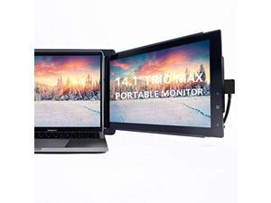 Trio Max Portable Monitor for Laptop, 14.1" Full HD IPS Display, Dual or Triple Laptop Monitor Screen, Dual-Side Sliding, USB A/Type-C Plug and Play Monitor for 13?-17? Laptops(One Tr (hbuic-sua-p673) Trio Max Portable Monitor for Laptop, 14.1" Full HD IPS Display, Dual or Triple Laptop Monitor Screen, Dual-Side Sliding, USB A/Type-C Plug and Play Monitor for 13?-17? Laptops(One Tr (hbuic-sua-p673)