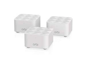 NETGEAR Orbi Whole Home Mesh WiFi System (RBK13) - Router replacement covers up to 4,500 sq. ft. with 1 Router  and  2 Satellites (RBK13-100NAS)