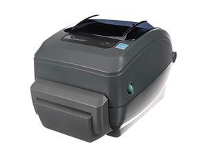 Zebra GX430t Thermal Transfer Desktop Printer Print Width of 4 in USB Serial Parallel and Ethernet Port Connectivity Includes Cutter GX43-102412-000 (GX43-102412-000)