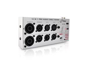PYLE-PRO Plug 13 in 1 Pro Audio Tester Music Instrument/Studio Equipment Cable Connector Continuity Checker/Line Finder/Wire Tracker W/Battery, Led Light, Pyle (PCT60) (PCT60) PYLE-PRO Plug 13 in 1 Pro Audio Tester Music Instrument/Studio Equipment Cable Connector Continuity Checker/Line Finder/Wire Tracker W/Battery, Led Light, Pyle (PCT60) (PCT60)