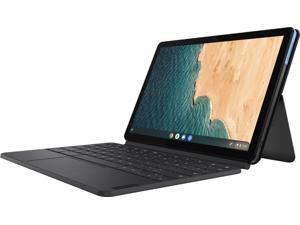 Lenovo - Chromebook Duet - 10.1"- Tablet - 128GB - With Keyboard - Ice Blue + Iron Gray (ZA6F0016US)