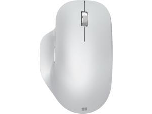 Microsoft Bluetooth Ergonomic Mouse - Glacier with comfortable Ergonomic design, thumb rest, up to 15months battery life. Works with Bluetooth enabled PCs/Laptops Windows/Mac/Chrome computers