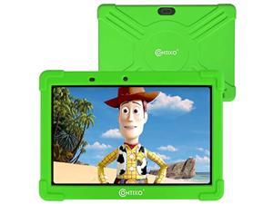 Contixo K101A 10 inch IPS Display Kids Tablet with 2GB RAM 16GB ROM Android 10 Parental Control for Children Infant Toddlers At Home School, Educational Tablet for Kids, WiFi, Child-Proof Case (K101A)