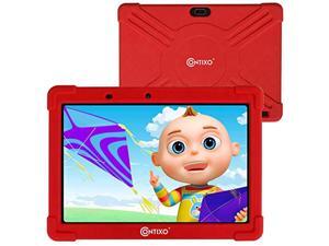 Contixo 10 Inch Kids Learning Tablet with Parental Control 16GB Android 9.0 for Children Infant Toddlers At Home School - Pre-Loaded Educational Apps/Games - Child-Proof Case Great Gift For Kids (Red) Contixo 10 Inch Kids Learning Tablet with Parental Control 16GB Android 9.0 for Children Infant Toddlers At Home School - Pre-Loaded Educational Apps/Games - Child-Proof Case Great Gift For Kids (Red)