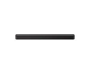 Sony S100F 2.0ch Soundbar with Bass Reflex Speaker, Integrated Tweeter and Bluetooth, (HTS100F), easy setup, compact, home office use with clear sound black (HTS100F)